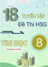Tuyển tập 18 Đề thi HSG môn Tin học 8 (Có đáp án chi tiết)